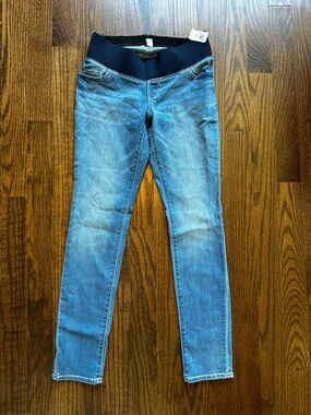 Old Navy Light Blue Maternity Skinny Jeans -size 4 long